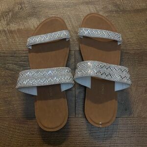 Alexis Bendel Embellished Sandals Size 8.5